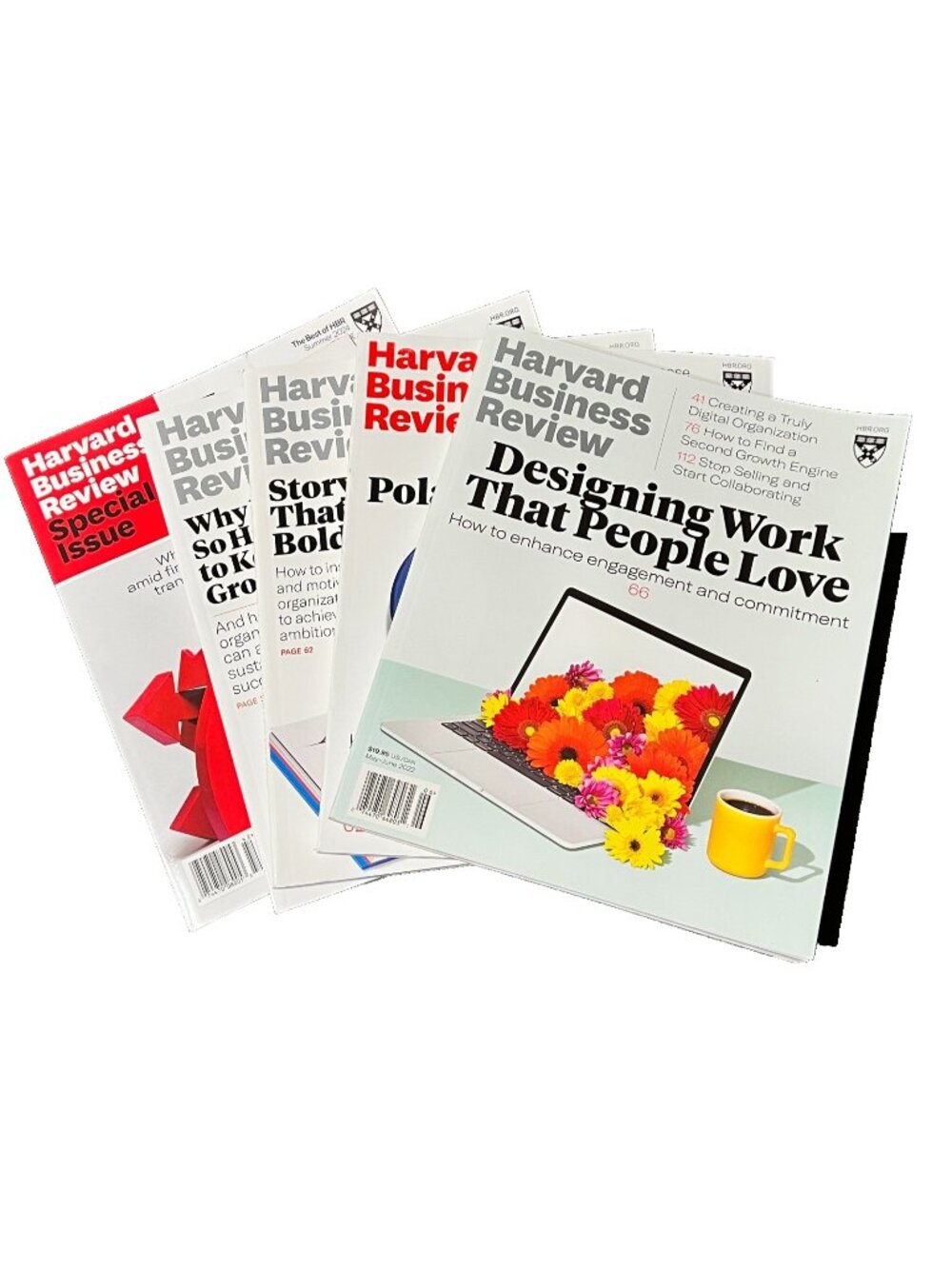 Lot of 5 Harvard Business Reviews May 22 / Mar 22 / Nov 23 / Mar 24 / Summer 24